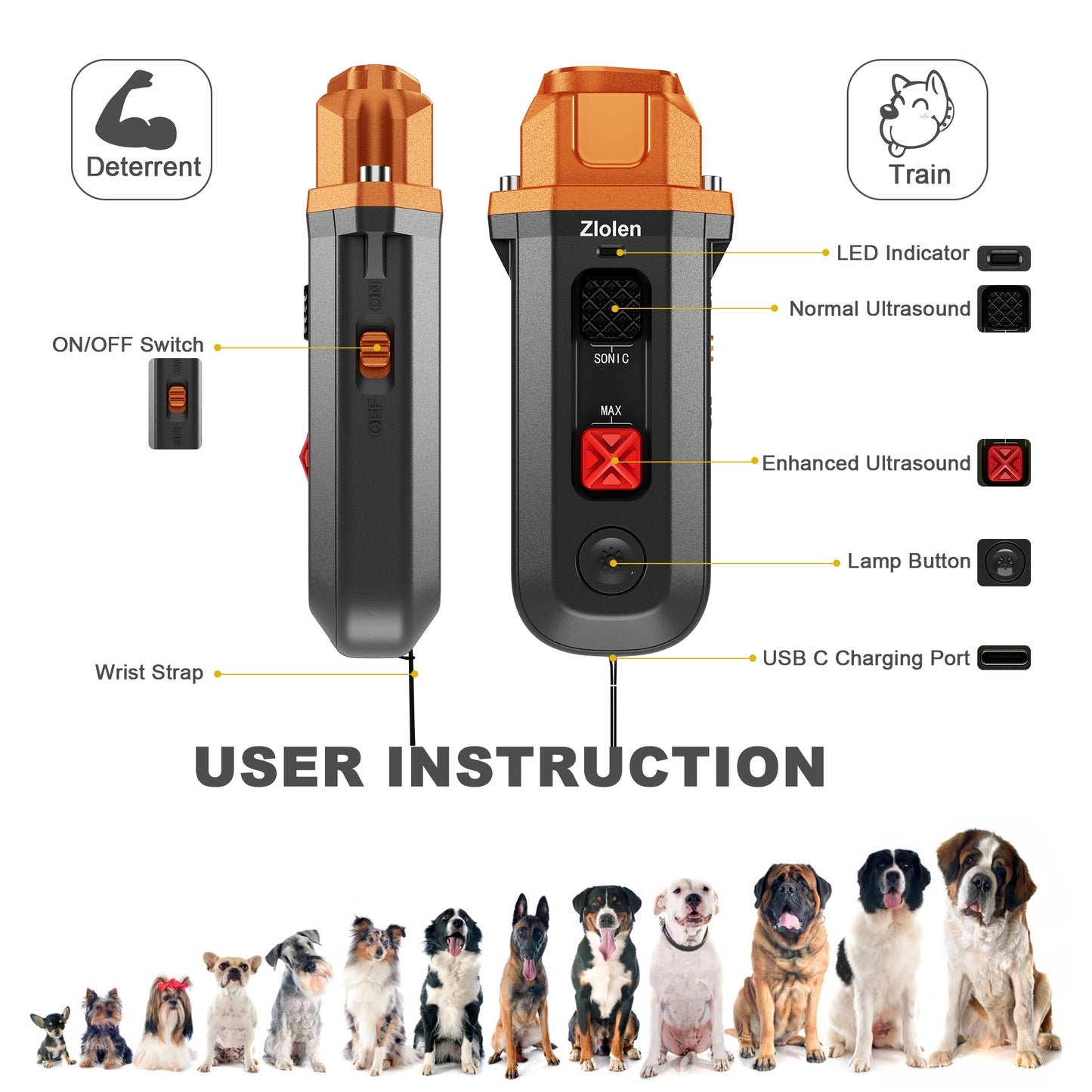 U10 Dog Bark Control Device
